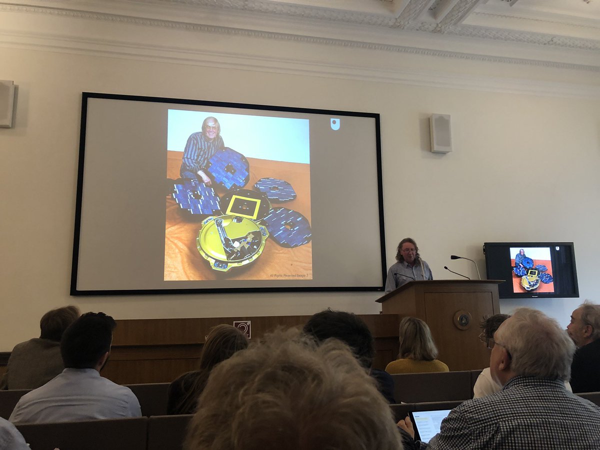 MattCosby's tweet image. Great to see @ipw2 talking about #Beagle2 and Colin Pillinger’s contribution to Lunar science