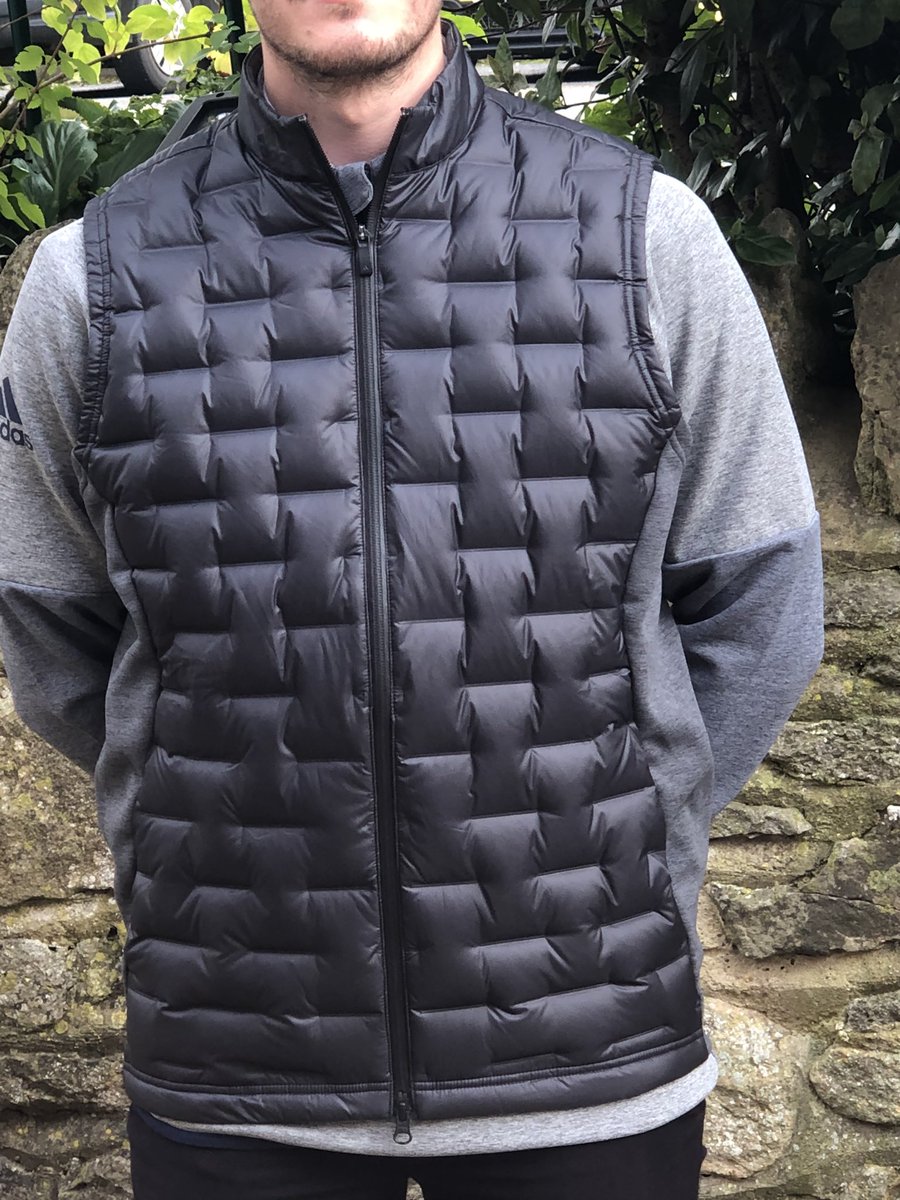 WragBarnProShop's tweet image. Another item of #frostguard from @adidasGolf the vest version of the jacket is great to keep your body warm whilst still allowing full range of movement to keep that score going⛳️ #heretocreate