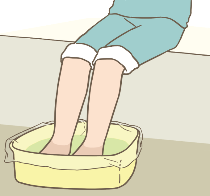 足浴のtwitterイラスト検索結果 古い順