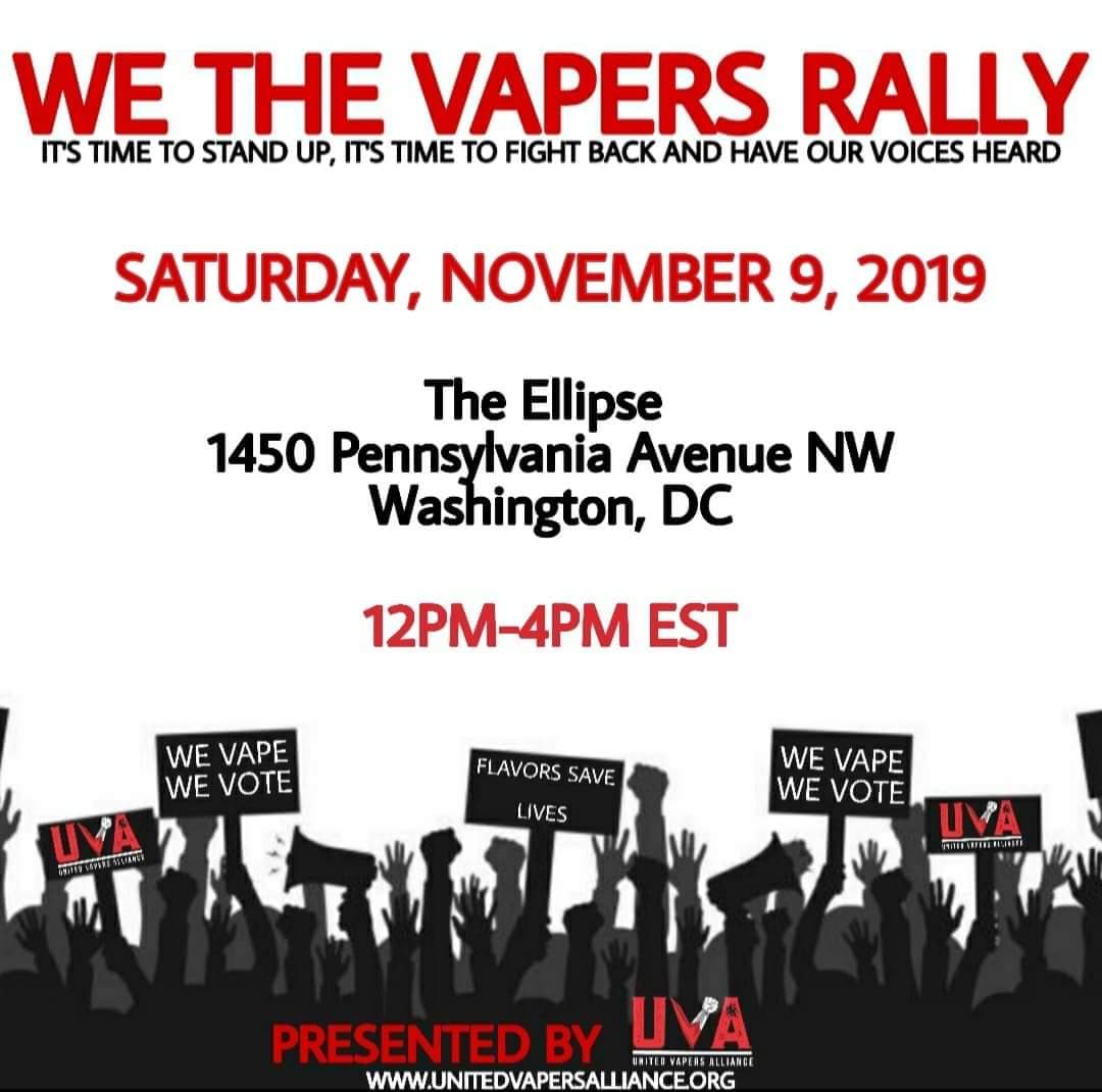 AllianceVapers's tweet photo. Mister President we look forward to spending the day on the lawn of the people's house! @realDonaldTrump https://t.co/GEuBiMbMRc