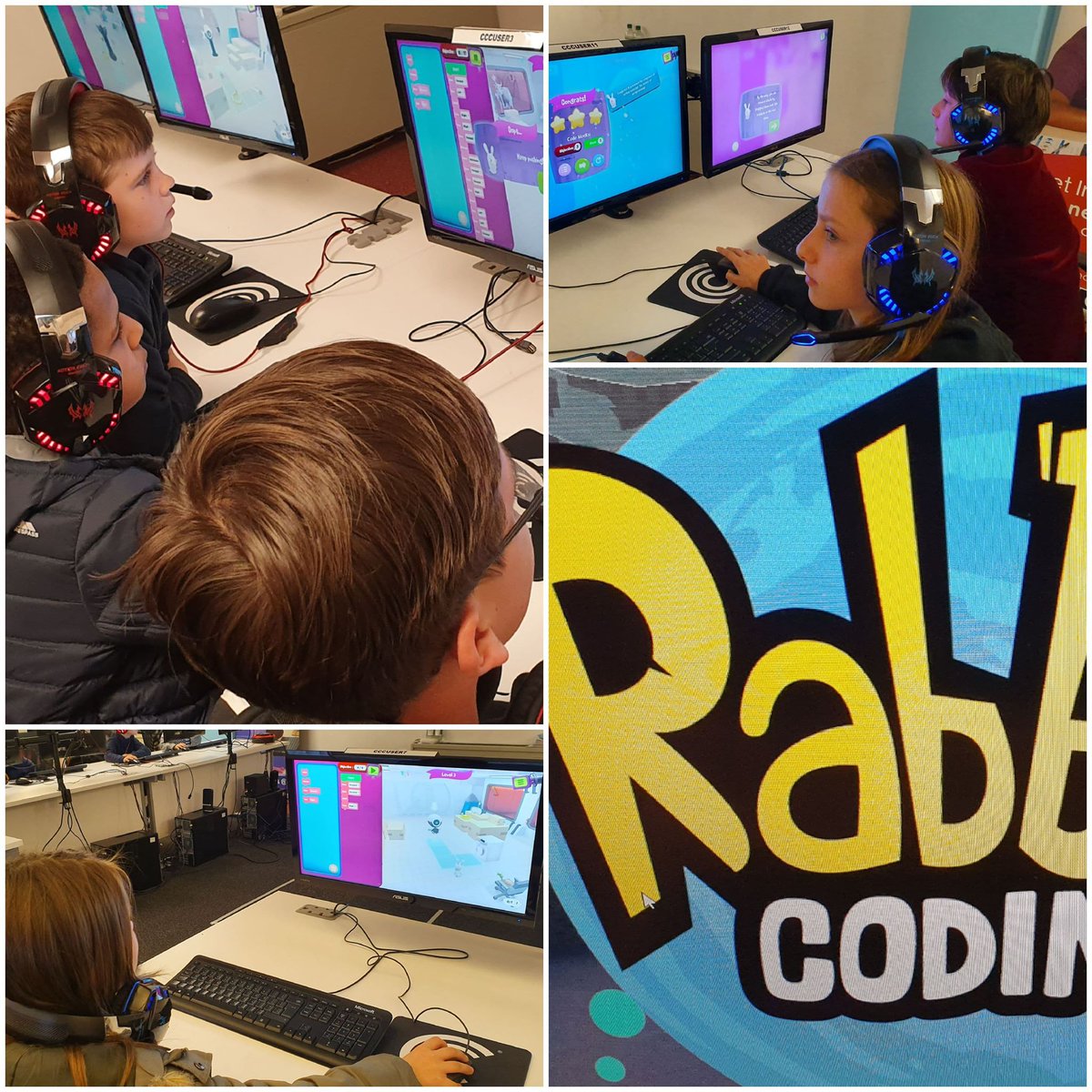 Creative Computing Clubâą CIC (@cccsuffolk) on Twitter photo A huge group of young people <a href="/CCCSuffolk/">Creative Computing Clubâą CIC</a> tonight with the newly released #RabbidsCoding from <a href="/Ubisoft/">Ubisoft</a> which we got to see #keystolearn <a href="/LifeatUbisoft/">Life at Ubisoft</a> launch event recently. It is such a good teaching tool. <a href="/Alkerion/">Olivier Palmieri</a> @stephcorse <a href="/lilmissphillips/">Mel Phillips</a> <a href="/BAFTAGames/">BAFTA Games</a> #CodeWeek #codeweekeu A huge group of young people <a href="/CCCSuffolk/">Creative Computing Clubâą CIC</a> tonight with the newly released #RabbidsCoding from <a href="/Ubisoft/">Ubisoft</a> which we got to see #keystolearn <a href="/LifeatUbisoft/">Life at Ubisoft</a> launch event recently. It is such a good teaching tool. <a href="/Alkerion/">Olivier Palmieri</a> @stephcorse <a href="/lilmissphillips/">Mel Phillips</a> <a href="/BAFTAGames/">BAFTA Games</a> #CodeWeek #codeweekeu