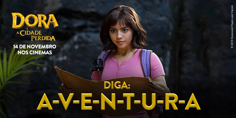 recinefilia v twitter a pergunta que nao quer calar sera que no filme a dora aventureira tambem vai se fazer de cega doraeacidadeperdida 14 de novembro nos cinemas https t co rdpgabdgv1