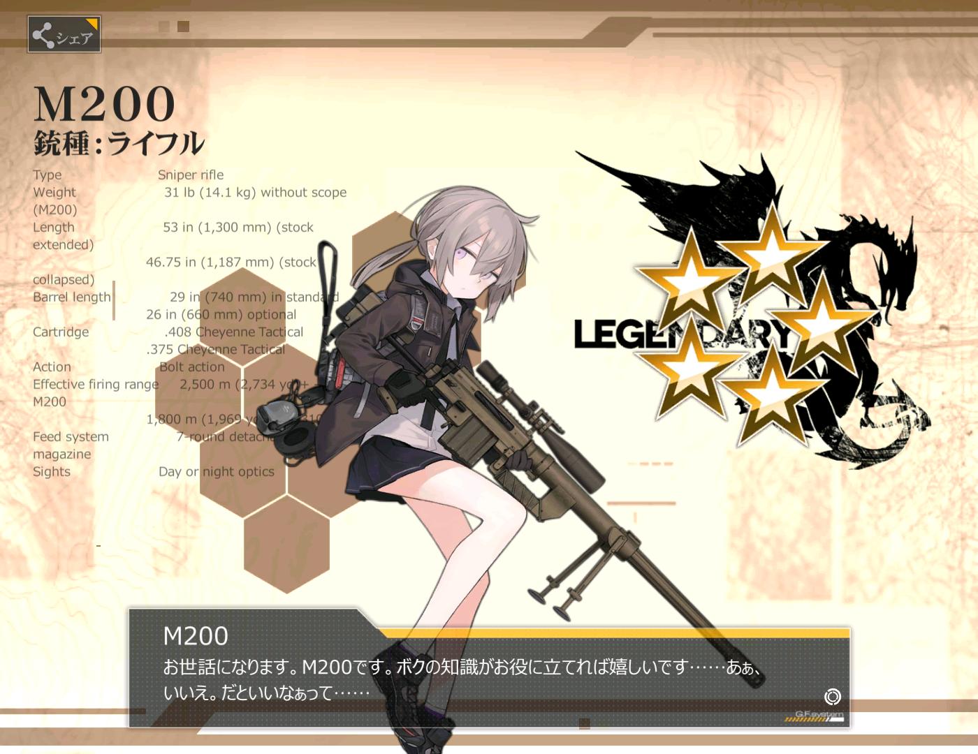 ユウ 26 公式ライフルレシピ44回でm0 なかなか素直に出てきてくれた ドールズフロントライン ドルフロ T Co Clihhzombc Twitter