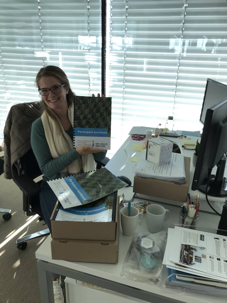 EvaZabey1's tweet photo. Lucky @WeValueNature business participants on Thurs’s interactive training in Lisbon will get one of these workbooks AND a copy of the @NatCapCoalition Protocol! Stellar work by @KatiaBonga @wbcsd @BfNCoalition https://t.co/9mUoktIvlo