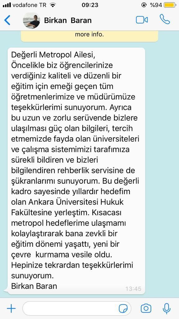 “Eğitim, öğrencilere saygıyla başlar.”
- Peter Senge
Öğrencilerimizden gelen ilk mesajlar 🔗
#ogrencilerinicsesi #metropol #metropoleğitimkurumları #metropolegitim #metropoleğitim #metropolkursları #metropolyayınları #yös #sat #tömer #metropolyös #metropoltömer #metropolsat