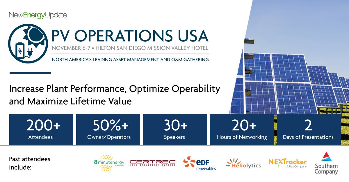 MeasureUAVS's tweet photo. We'll be speaking at PV Operations USA 2019, the number one forum for executives to share solar Asset Management, storages and O&M strategies: https://t.co/PfI3xUWEIE - use code SPEAKER100 for $100 off your pass! #PVOPSUSA2019 #PVAssetManagement #PVOperations #Solar https://t.co/Z9RwHkOrAY