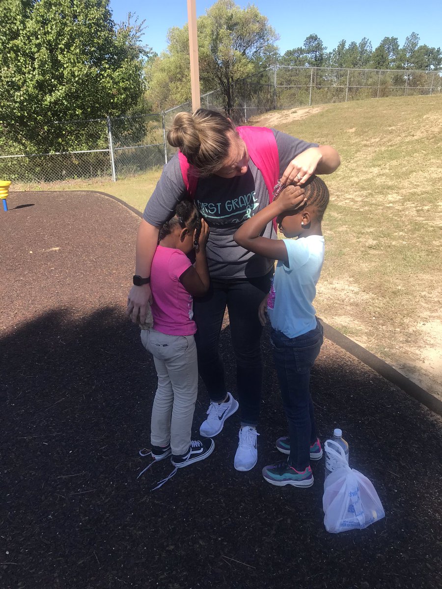 We are so much more than teachers....moms, nurses, comforters, counselors, etc! Love our students so much❤️ <a href="/MsThompsonNSE/">Katy Thompson</a> <a href="/NSECrickets/">NSE Crickets</a>