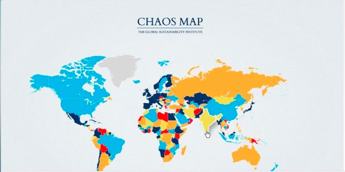 We at are launching the #GlobalChaosMap, an interactive map that shows #environmentalconflict that led to death in countries. 24th Oct 9:30am, @AngliaRuskin, Cambridge! Register FREE here tinyurl.com/GlobalChaosMap - @GSI_ARU