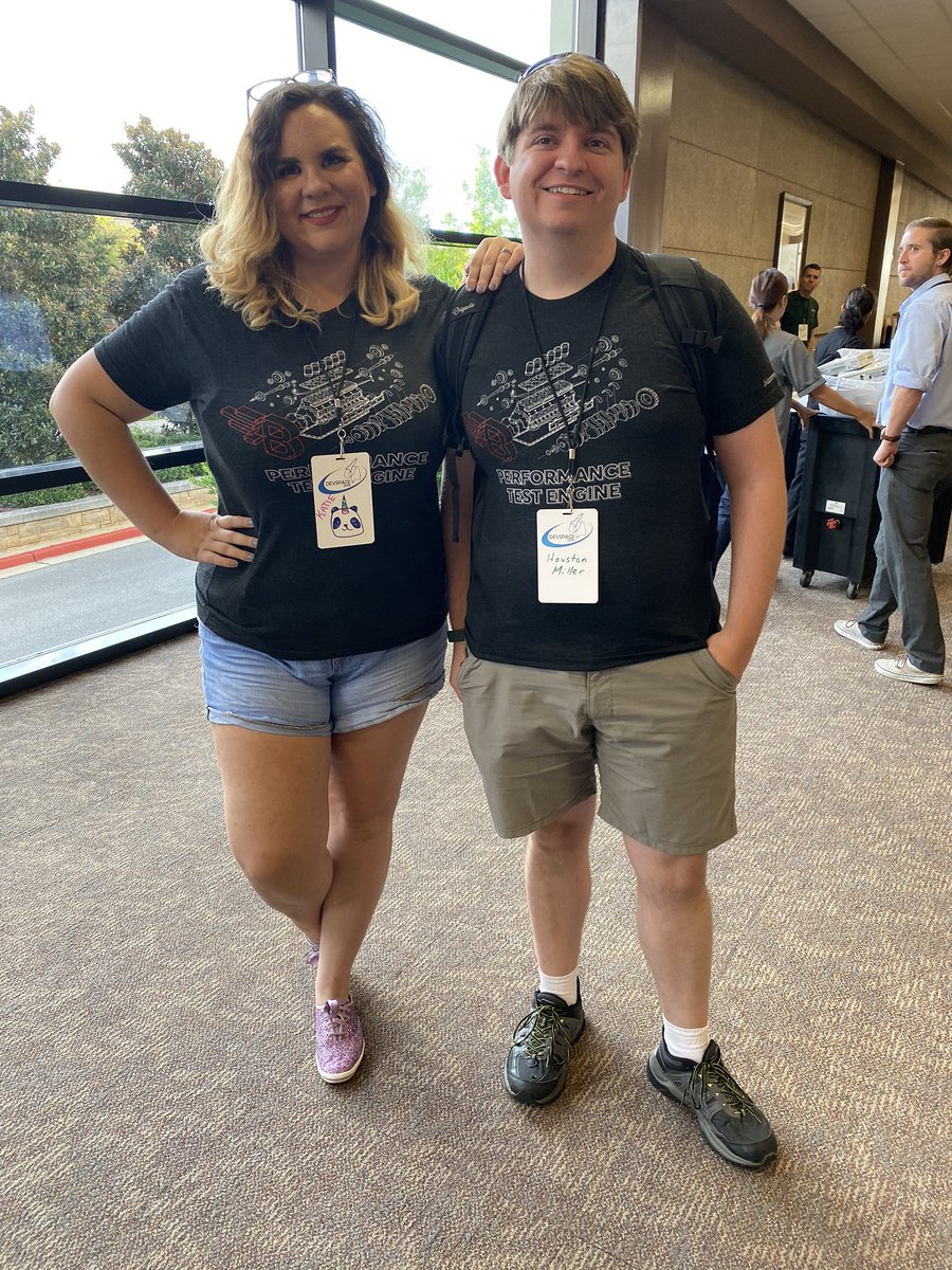 qualitykt's tweet image. When you carefully pick out your shirt for @devspaceconf and then @HueyTheDM upstages you. #devconf19
