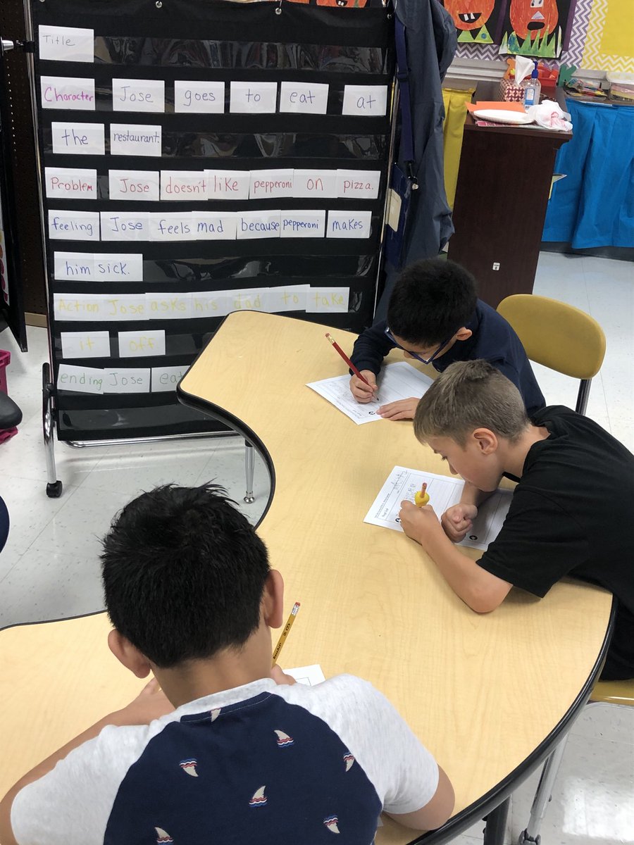 carroyoSLP's tweet photo. The writing process π Language, literacy, and writing today at centers! Loving our #storychamps curriculum! β¦@OSD135β© β¦@dolphins_centerβ© β¦@AmySmith135β© https://t.co/Jscpz4HBxm