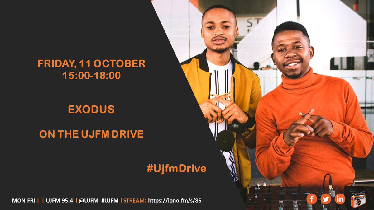 OG_KamoGEE's tweet photo. On the #MoshaFridayMix today, getting us ready for the weekend, it's @RealKatMaster & @HouseOfExodus going in!!! 🔥🔥🔥🍾🍾🍾💯💯💯 #UJFMDrive @ujfm https://t.co/MP6za9usw3