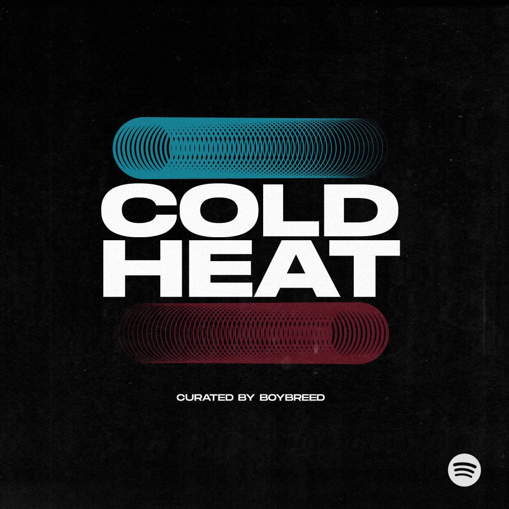 Boybreed's tweet photo. Hey guys! Go follow our brand new playlist #ColdHeat ❄️🔥on @spotify It features some of our favorite jams! Most of which have inspired us this year. We’ll be updating it frequently from time to time. So stay tuned & Enjoy! 😎
https://t.co/S4flEW29K6 https://t.co/Flas54PUSA