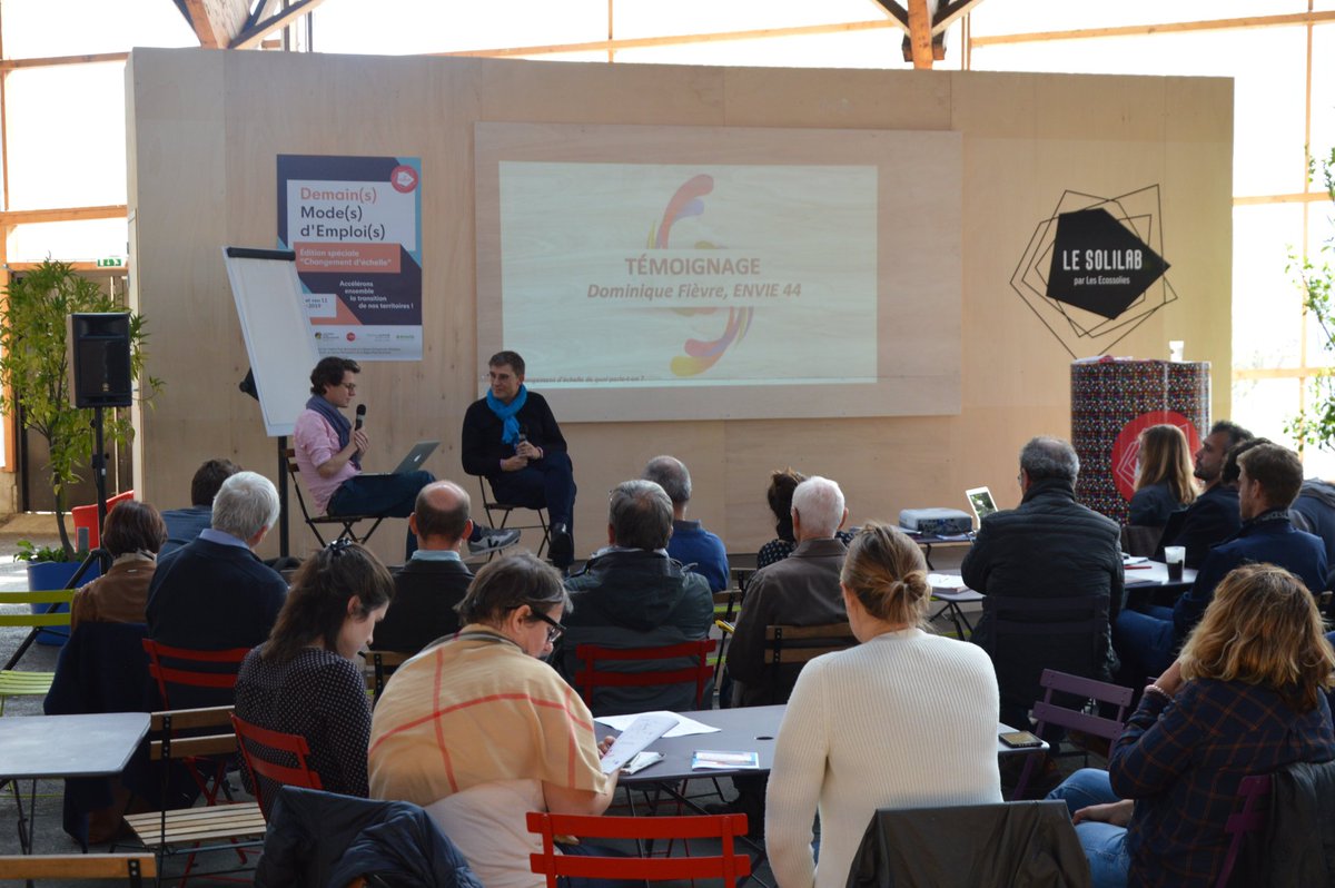 MahelCoppey's tweet photo. Bravo les @Ecossolies pour la qualité de l événement Demain mode d emploi. 2jrs de mobilisation & d intelligence collective pourbooster l #ESS à #Nantes #DME_ECS https://t.co/E4LyRpAr93
