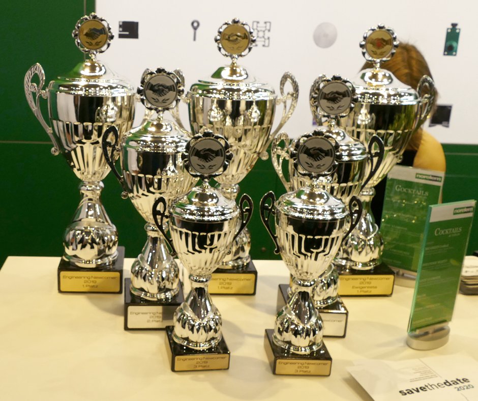 norelemuk's tweet image. We presented our Engineering Newcomer awards at the Motek exhibition this week! Congratulations to Landmark University team from Nigeria for winning with their project ‘Inalite’, and to runners up HTBLA Salzburg and Technikerschule Allgäu! #engineering #engineeringnewcomer