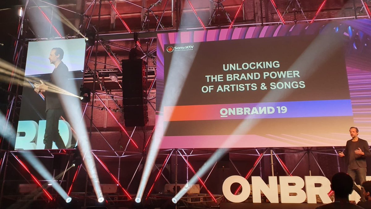 Had a great time at #OnBrand19 'unlocking the brand power of artists and songs' for brands. It was a pleasure meeting new and old friends &amp; hearing inspirational talks. Thanks for having me <a href="/onbrandconf/">OnBrand</a>!
#onbrand #keynote #brandstrategy #music #sync #brandpartnerships #sonyatv