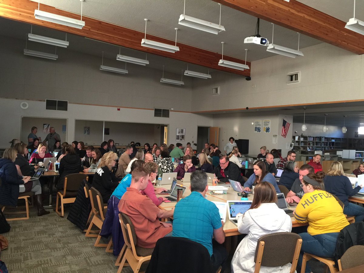 CanbyLearns's tweet photo. School climate teams K-12!  This is leadership! #academicvision ⁦@canbyschools⁩ https://t.co/WKuiBRxc0G