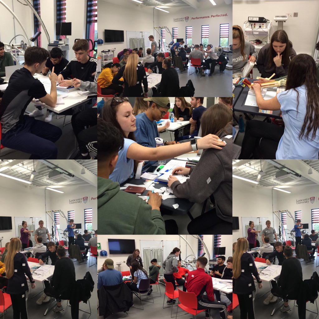 LU_SportsExSci's tweet image. A great first week of term! Our fantastic Year 1 students interacting well in #MED121FundamentalAnatomy with @DrSarahPowell1 #PerformancePerfected