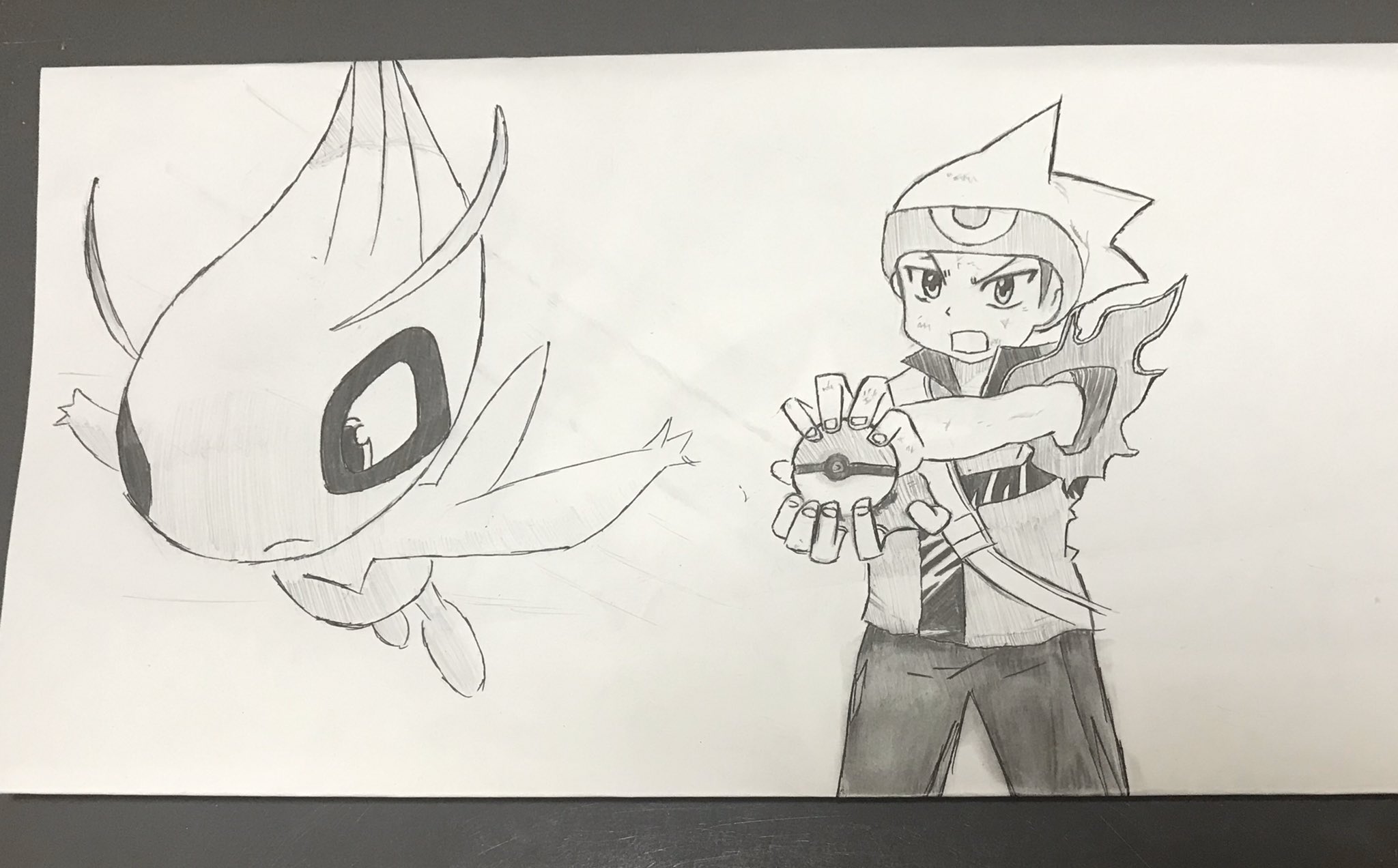 絵が上手くなりたい君麻呂 ポケットモンスターspecial からルビーくんとセレビィ描いてみました イラスト好きな人と繋がりたい ポケスペ T Co I6kbmyxssi Twitter