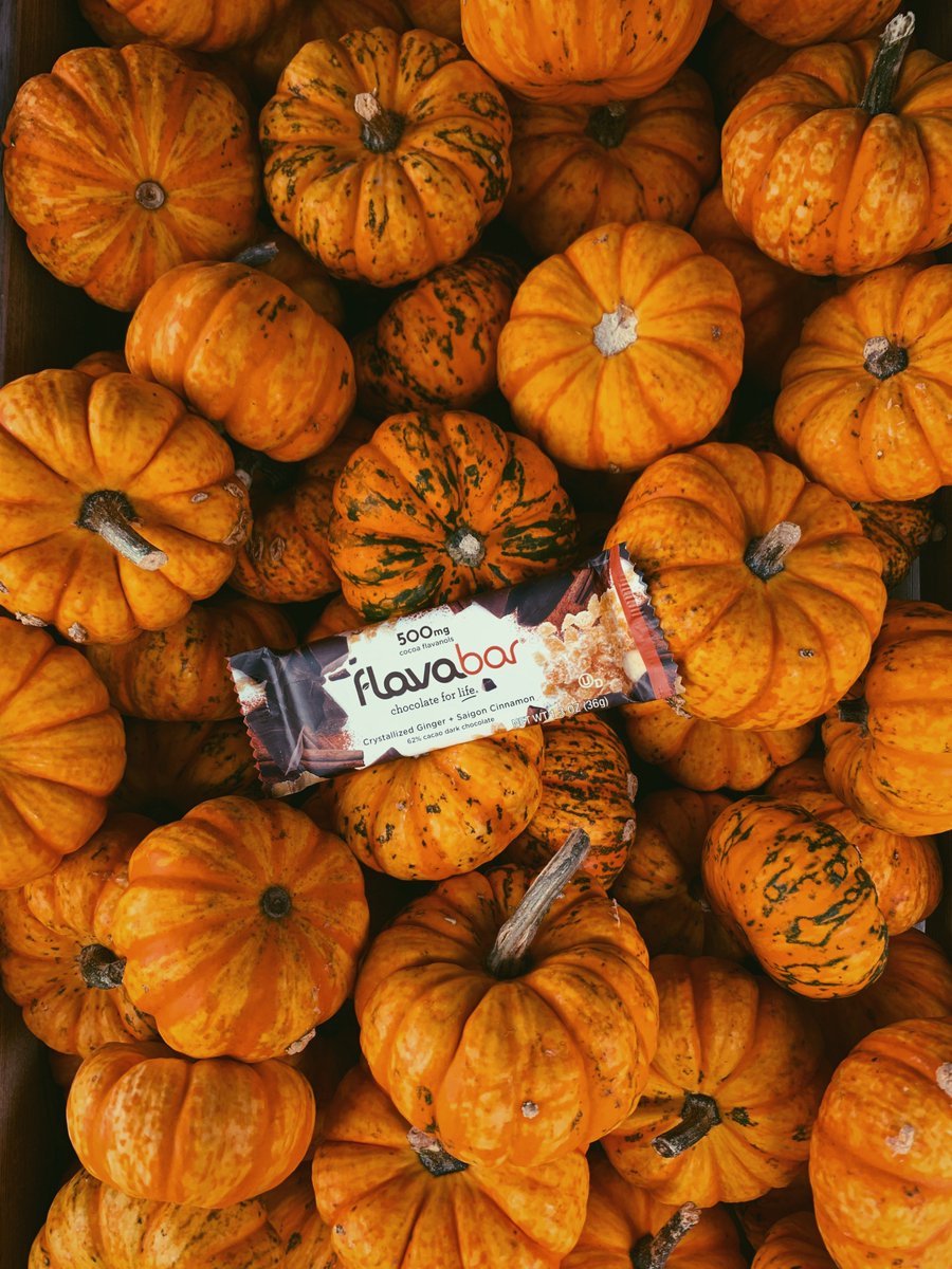 The best FlavaBar for fall? Crystallized Ginger + Saigon Cinnamon! Warming ginger + cinnamon are the perfect pair for rich, high flavanol dark chocolate. Enjoy one (or two) while you’re at the pumpkin patch this weekend! #havaflava #cocoaflavanols #flavanols #healthychocolate