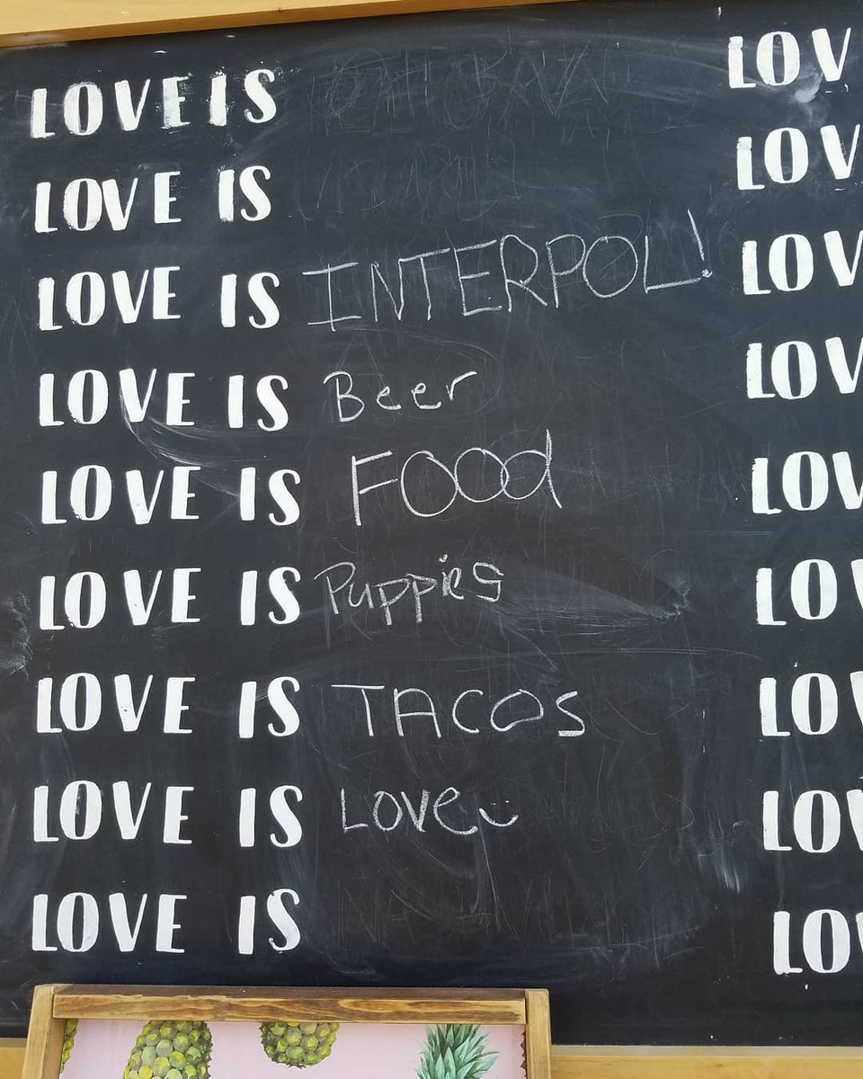 Interpol's tweet image. Shuckssss