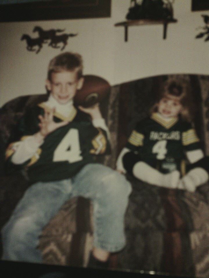 Happy birthday to the ol gunslinger Brett Favre. Definitely wanted to be just like him  