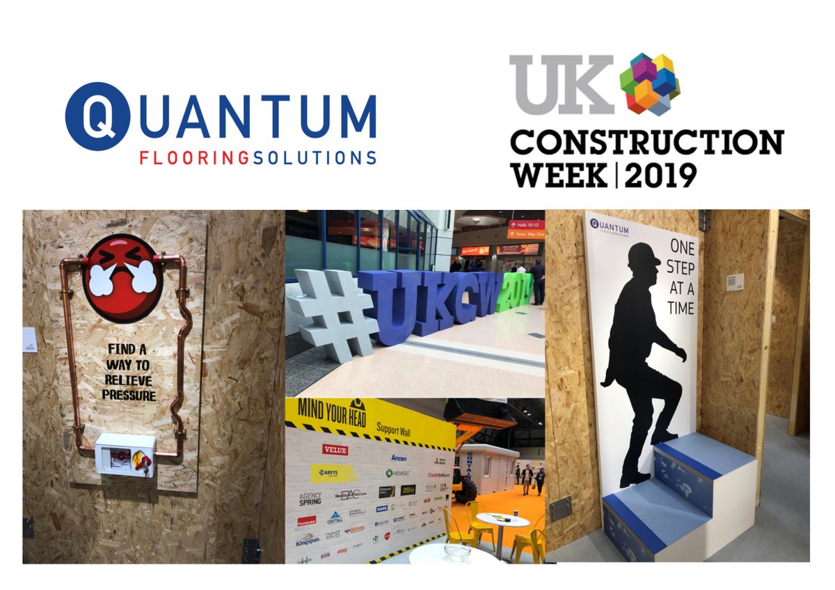 We had a great time walking round the <a href="/UK_CW/">UK Construction Week</a> seeing their installation on #mentalhealth within the #construction industry.

<a href="/MindYourHead_UK/">MIND YOUR HEAD</a> #mindyourhead #bettermentalhealth
#mind #quantumflooring