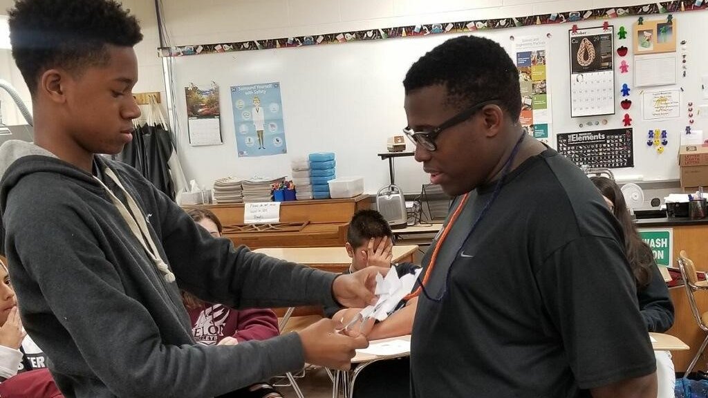 KDUKnighted's tweet photo. PGC week 7- I Am Lovable And Capable (IALAC) signs were torn apart by hateful words then pieced back together with better word choices. PGC freshman struggled hurting their peer leaders. Powerful outreach. Lesson learned💙💛@NorthernPrinc @NHSdpsnc @Coach_Wilson27 @HannahHribar https://t.co/q6QRtXb2fM