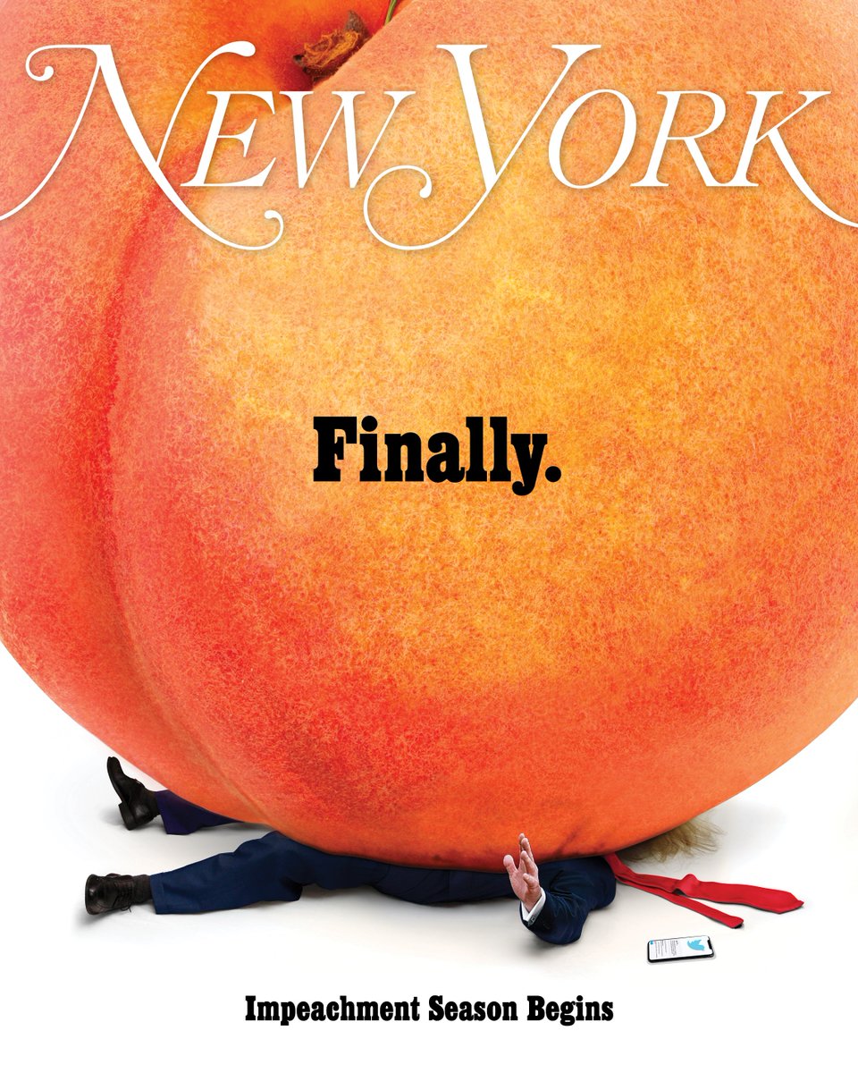 NYMag's tweet photo. Sneak peek at next week’s cover: Impeachment Season Begins.

Cover illustration by Joe Darrow https://t.co/Z4MTQ8prVV
