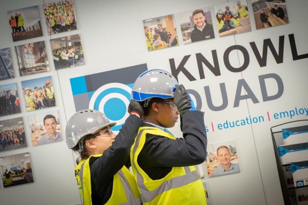 morgansindallc's tweet photo. On #DayoftheGirl, we are proud to celebrate the message that construction is for everyone. Women are underrepresented in our industry, and we’re working with the next generation to ensure it becomes more diverse. #MorganSindallConstruction https://t.co/1WpcHTps2W