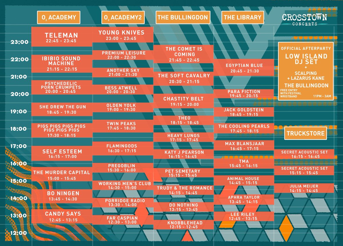 Your timetable for this year's @ritual_union on Oct 19th is right here, right now. So many fantastic acts across the day. Arrive early, stay late. Event page at facebook.com/events/3096967…