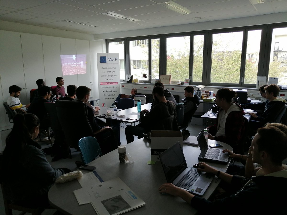 taep_je's tweet photo. La relève arrive🎉 ! Cette semaine va être intense pour les 17 élèves de l'@ENSTAParis qui ont réussi les entretiens de ce lundi : au menu plusieurs formations sur deux semaines pour les aider à comprendre leur futur vie en junior entreprise 🤓 https://t.co/PG0LAtjlLW