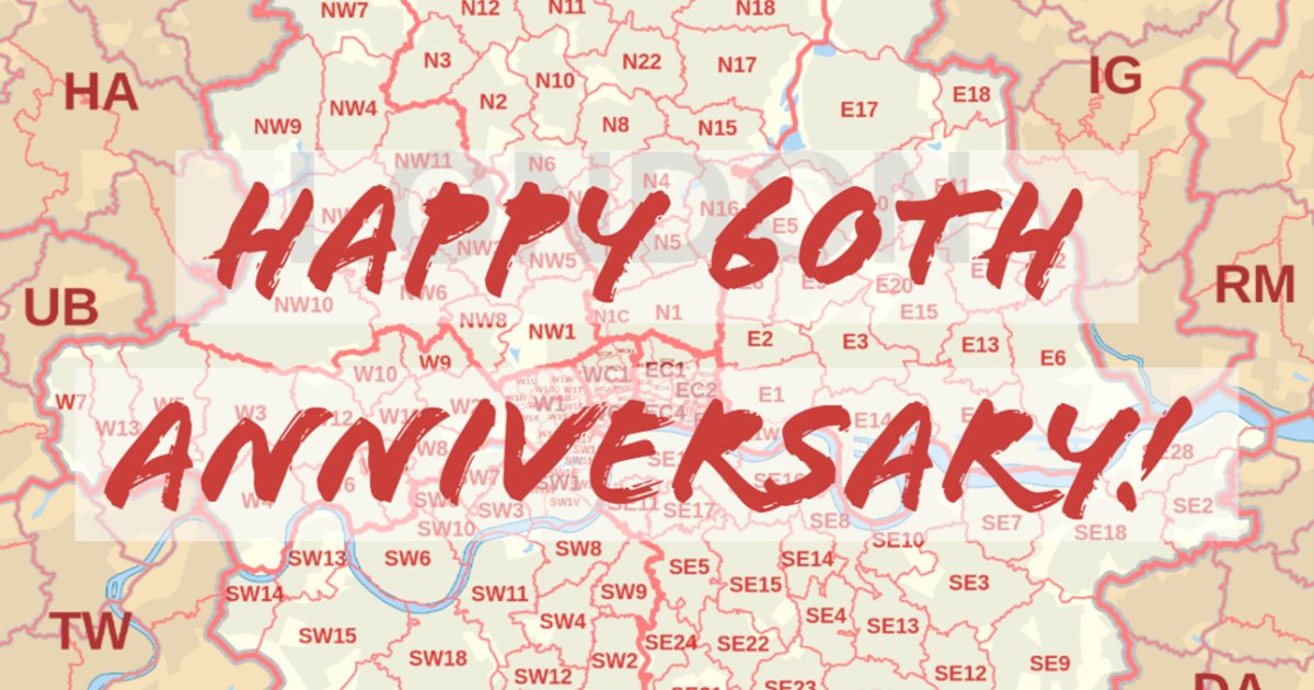 data8ltd's tweet image. Happy 60th anniversary to the postcode and to think it all started in Norwich! #Postcodeis60 #postcodes #data8 bit.ly/2VDOixt