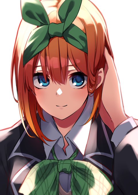 りろいさんがTwitterに投稿した中野四葉(五等分の花嫁)のイラスト。
