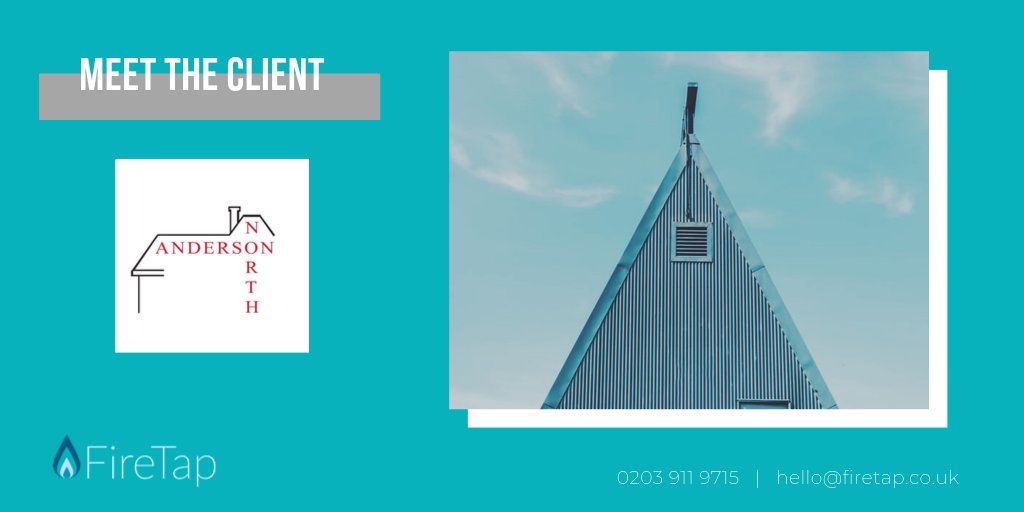FireTap_Digital's tweet photo. #MeetTheClient
We are delighted to be working with architectural consultants, Anderson North. FireTap Marketing have been instructed to create a new fresh and clean website as well as raise brand awareness on socials. Watch this space! 🚀 https://t.co/9KZA8YDr8x #architecture https://t.co/Mf2UAUPOqn