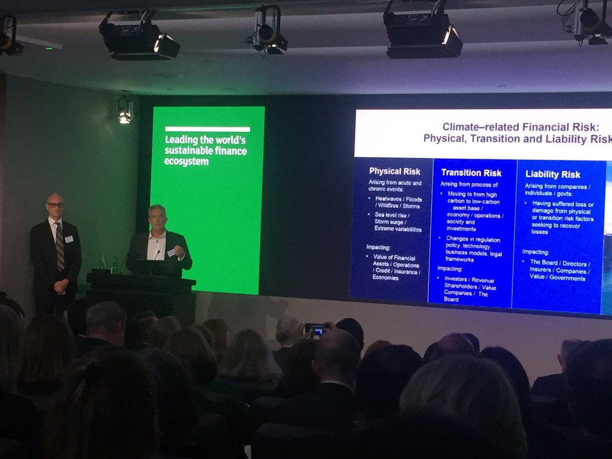 RobertMusgrove1's tweet photo. IBM��s global Climate Risk and Resilience Lead, Dr Murray Simpson, sharing the stage with James McMahon CEO, The Climate Service at the London Stock Exchange Group - super insight and innovation... Really well received. #LSEGSustainableFinance, @IBMServices, #climanomics https://t.co/kzcZjwvXoi