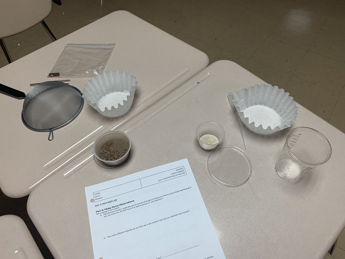 STEMagillPSMS's tweet image. When students want to learn you set up make labs over an hour before school starts! @palmspringsms @PBCSDScience @southPbcsd @pbcsd #DedicatedStudents #EngagingWithContent