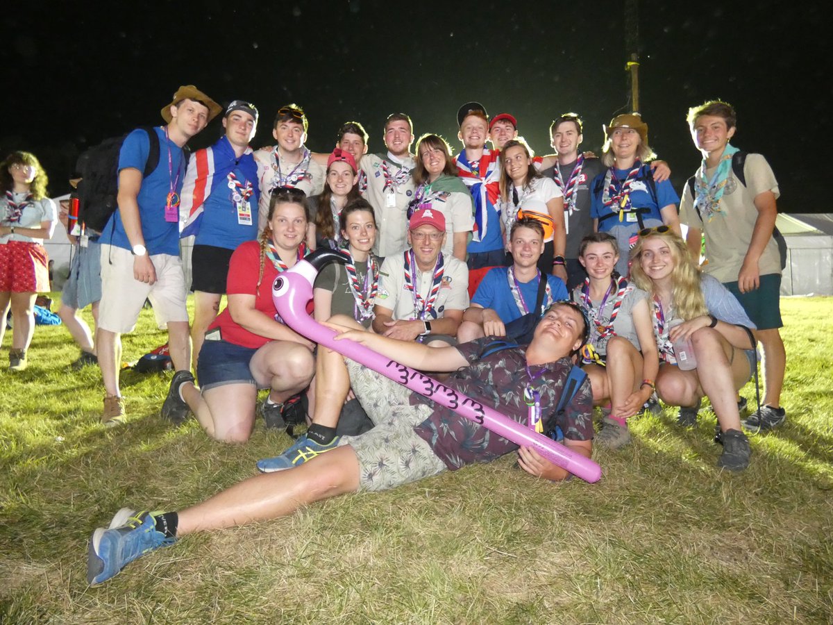 LucyScouts's tweet photo. Got that #JamboBlues 😟
Missing all the lovely people I met at WSJ. Much love 🥰
#ScoutJamboree #WSJ2019 #FerrisTheFlamingo #Liasons #iScout #SkillsForLife https://t.co/CViPVSXWA5