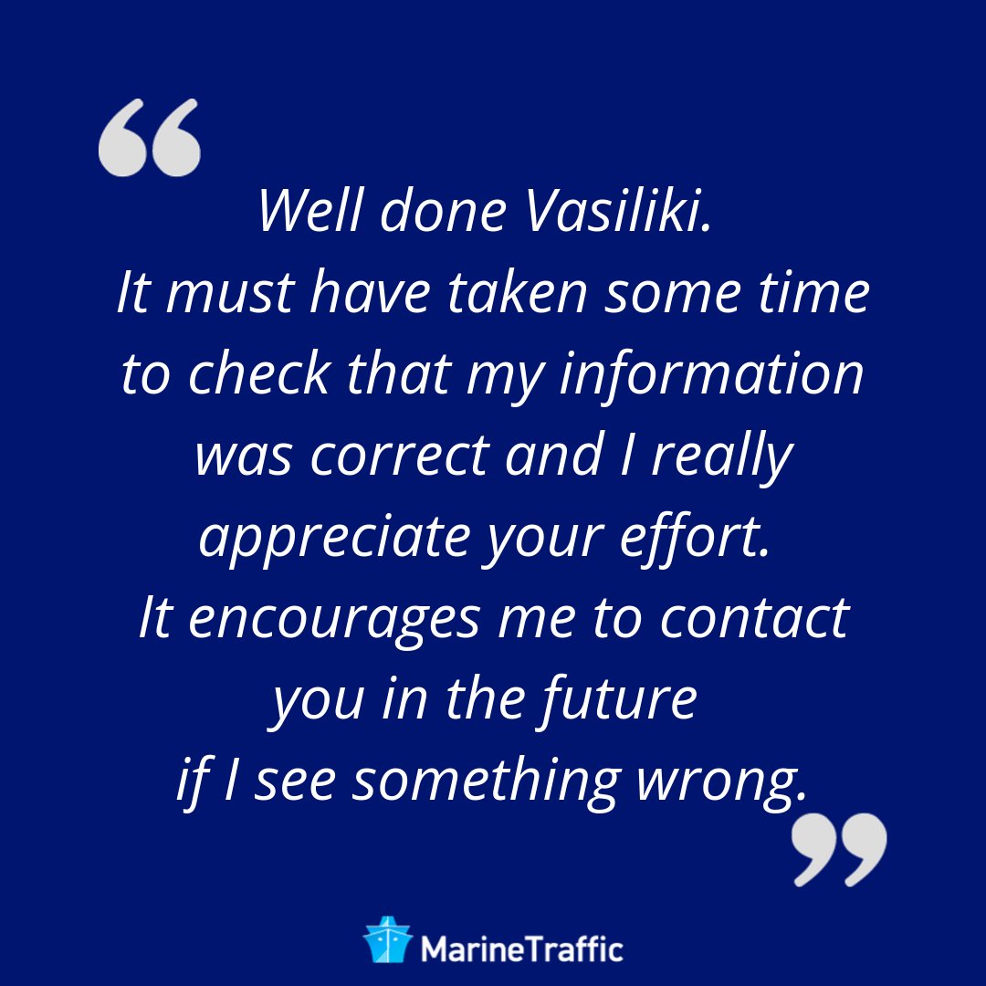 MarineTraffic's tweet image. Celebrating #CustomerSupportWeek!
Always aiming to create the best user experience, we&apos;re delighted when we receive such positive feedback from our users! The superheroes of our CS team have solved 16060 tickets &amp;amp; 2643 Live Chat requests this year so far!Thanks for being amazing!