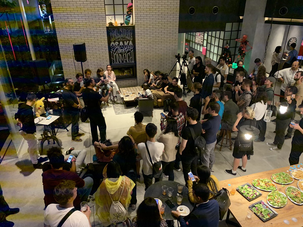 geo_protocol's tweet photo. Despite that #devcon5 is ended, the #OsakaBlockchainWeek events continue. @AragonProject’s Dream #DAO Party. https://t.co/Sod47JAt1I