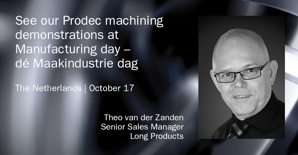 Outokumpu's tweet image. Visit the Manufacturing day for Prodec stainless steel live demonstrations in The Netherlands. @STYLECNCMachine arranges their by-annual exhibition on October 17 at Bunschoten. Register at: bit.ly/2B2vfDr
#StainlessSteel #prodec #StainlessSteelBar #machining