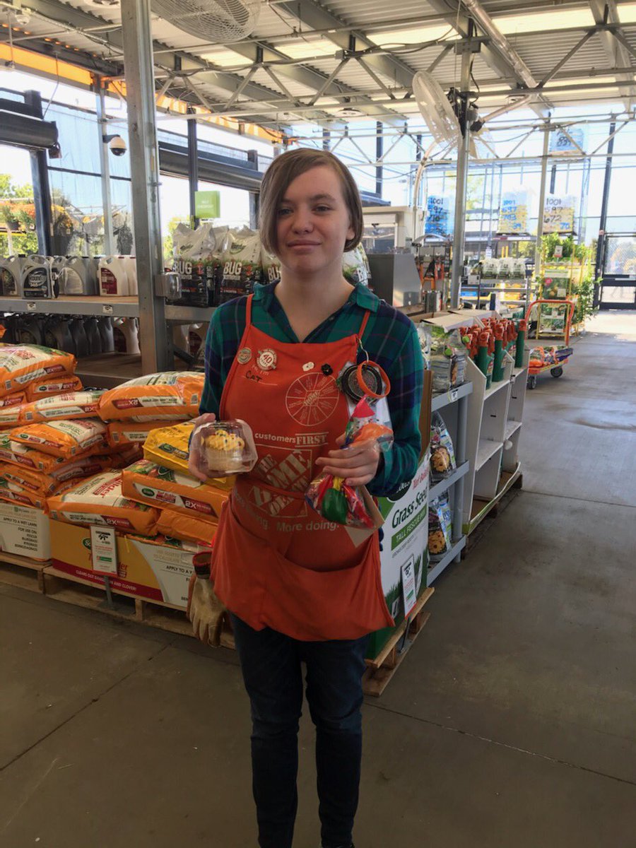 Catherine celebrates her Birthday at Home Depot@d207pride