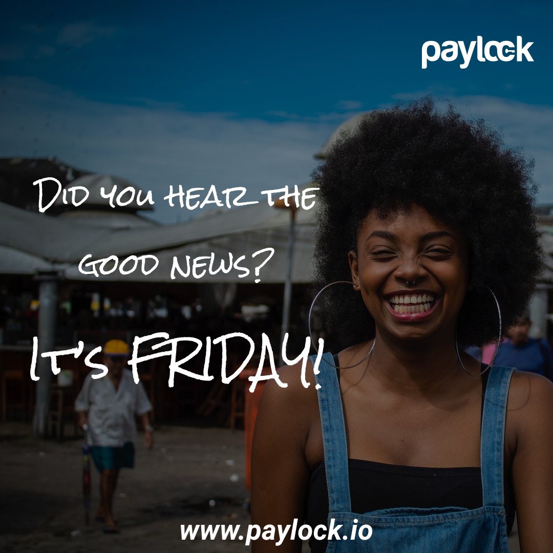 paylock_io's tweet photo. Another good news😁 is that you can secure all your transactions with Paylock Escrow!
So sign up today for free >>https://t.co/9UKljZgOjc to own a digital escrow account.
#paylock #FridayFeeling #CustomerServiceWeek2019 https://t.co/yK47yLW5kr