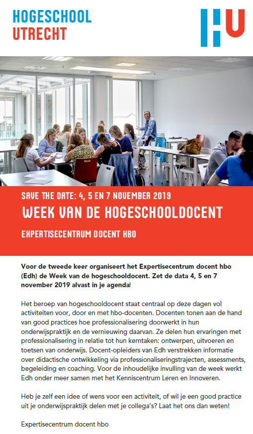 Expertisecentrum docent HBO tweet media