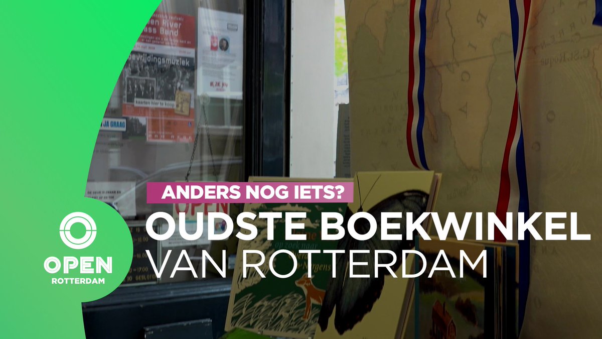 openrotterdam's tweet photo. 📚In deze aflevering van #AndersNogIets? gaan we langs de  de zussen Miriam en Margot Roodborst bij de oudste boekhandel van Rotterdam: Boekhandel Amesz. https://t.co/6GCbwpZdnK #open010 #rotterdam @ondernemen010 @kc_rdam https://t.co/YvhSx0vpcJ