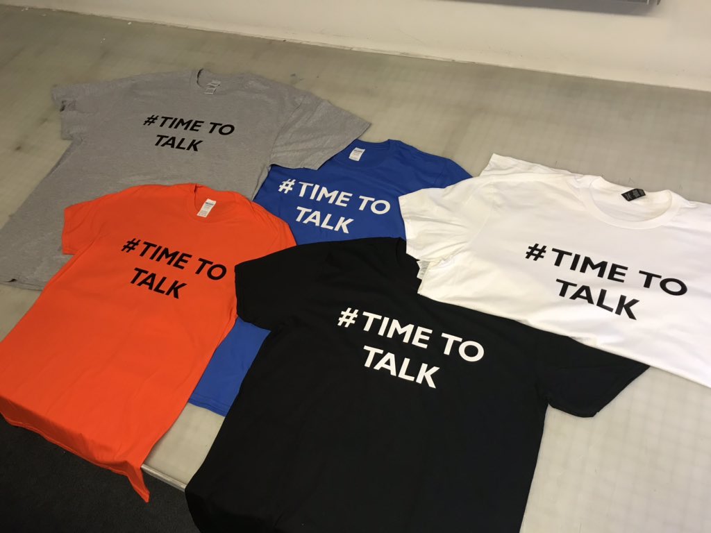 Thank you to the lads at Oner Signs &amp; Leisure in Cardiff for coming through with some last minute #TimeToTalk T Shirts for this weekend #BT19 #AskTwice #WMHD2019