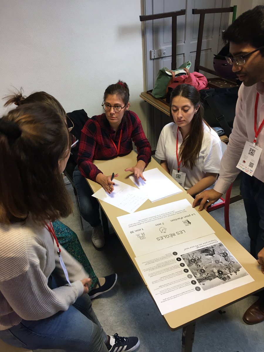 MJBProd's tweet image. Ravie d’avoir pu animer ce workshop #POlympics avec Souki à #AgileTourLille autour des mécaniques de l’intelligence collective et du Product Management. Bravo aux teams et tout particulièrement à OpenPo, nos gagnants du jour ! @OpenSeriousGame