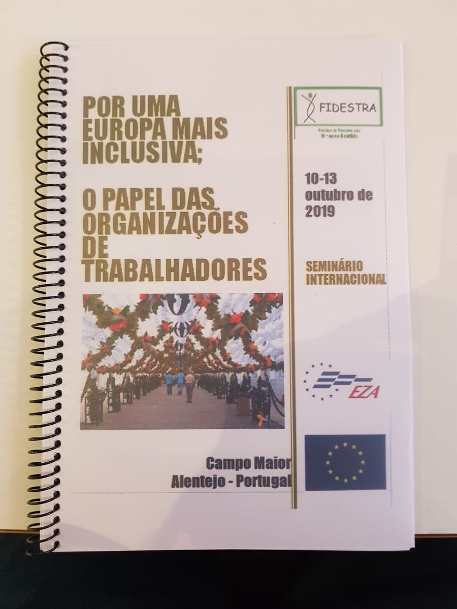 ONGDhmasd's tweet photo. Hoy estamos en Campo Maior #Portugal en el seminario internacional de #Fidestra "Por una #Europa más inclusiva" debatiendo sobre el papel de las organizaciones de #trabajadores en la integración laboral de #migrantes https://t.co/vlTiISdf0X