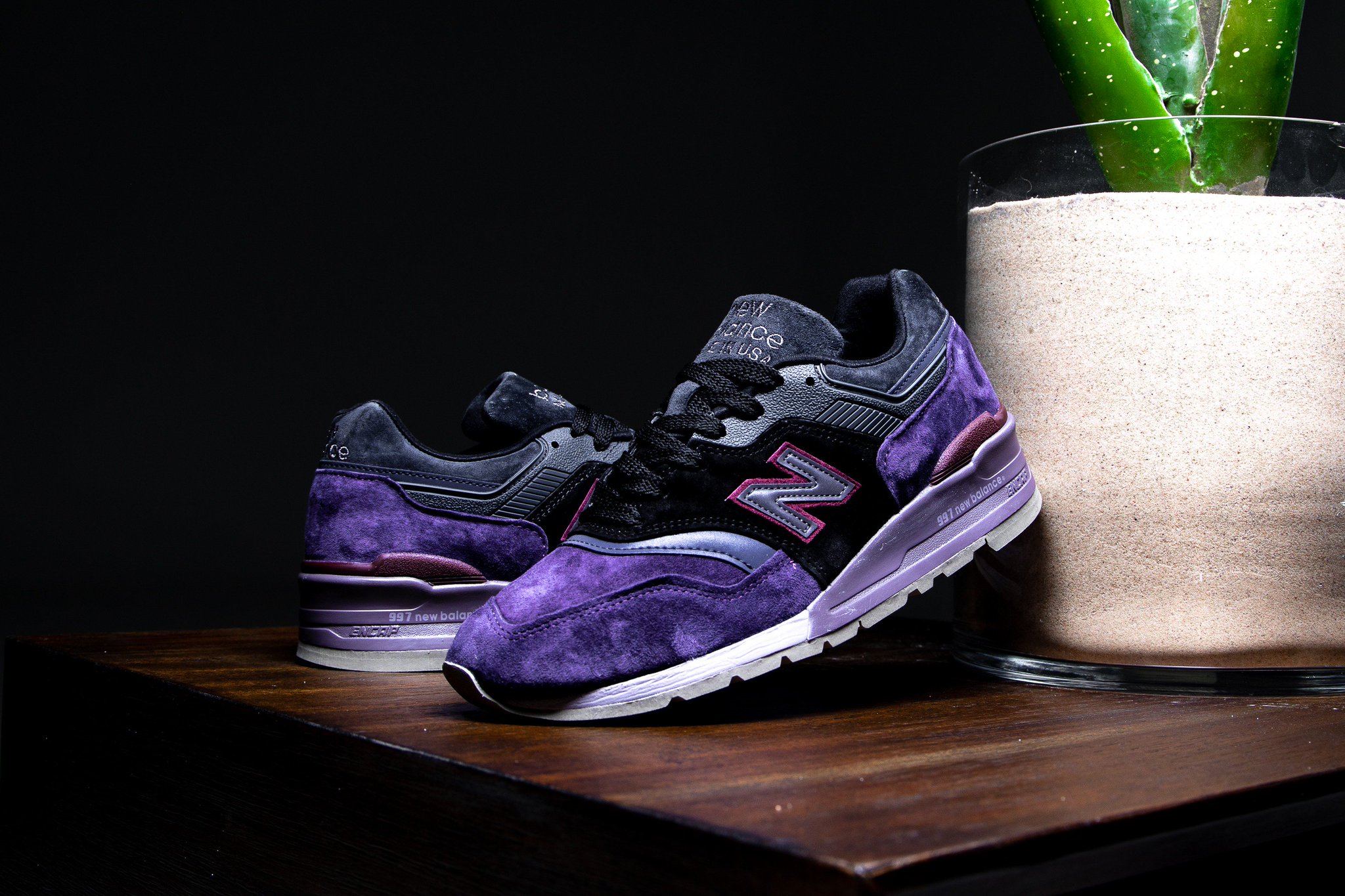 New balance 997 purple sale