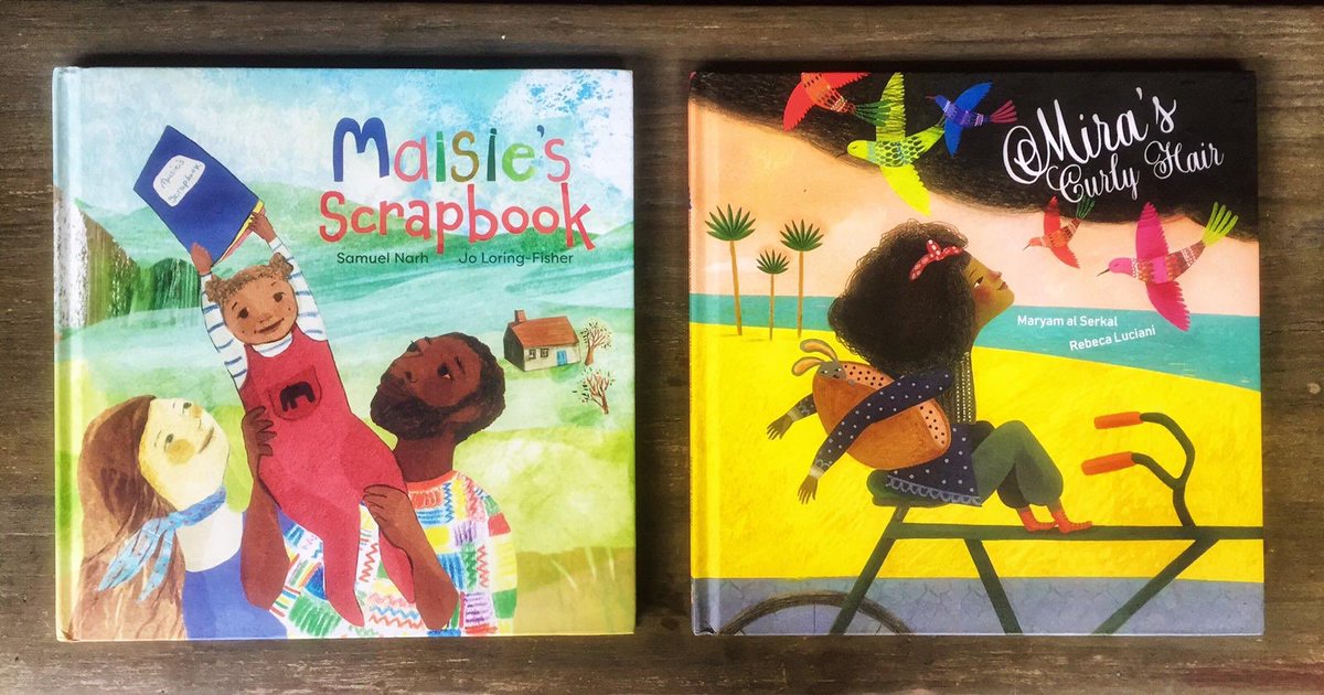 lantanapub's tweet photo. Happy #DayoftheGirl  
Celebrate with all the amazing girls you know with our Mighty Girls Bundle today! 🙌🏾📚👩🏽‍🦱 
Who Runs the World? #MaisiesScrapbook &amp; #MirasCurlyHair 👇🏾 https://t.co/luQ0IprBHM