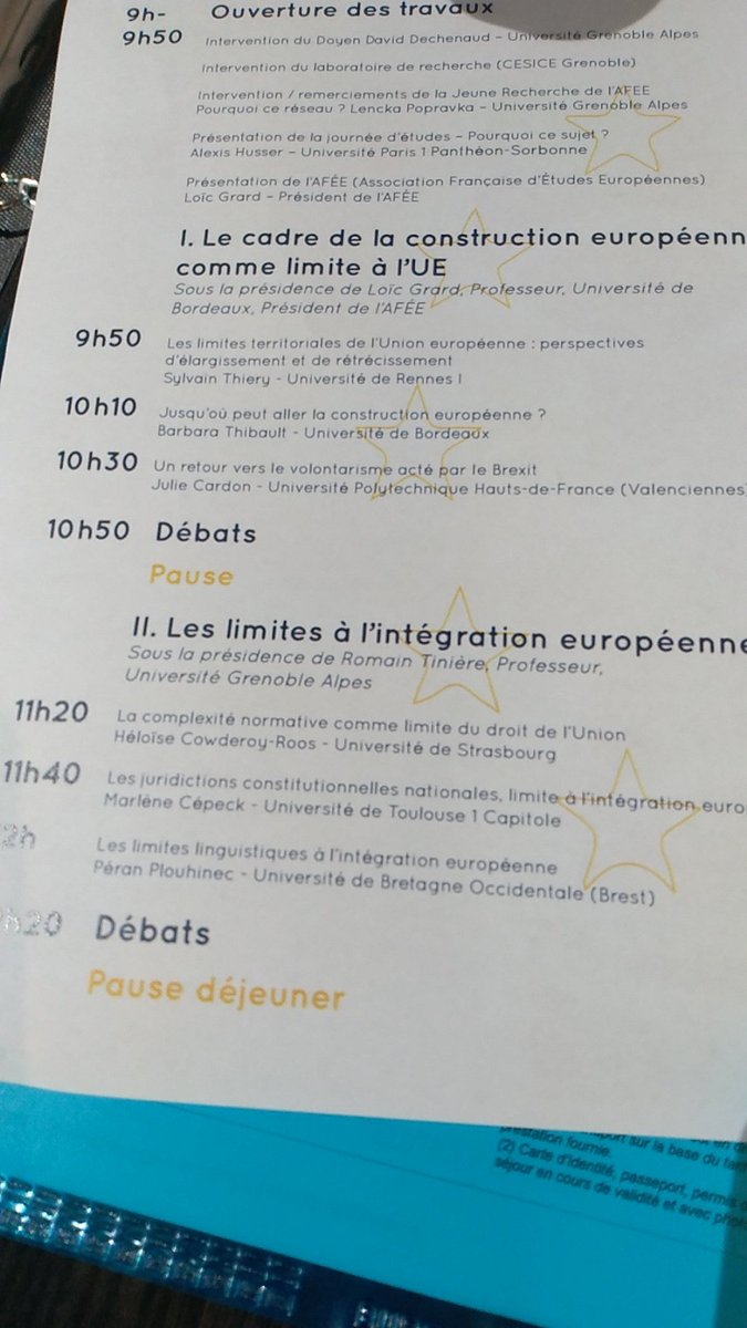 Un grand merci à la #journéejeunerechercheAFEE pour l accueil bienveillant et chaleureux, un merci également pour la réception offerte à ma contribution axée sur le retour au volontarisme